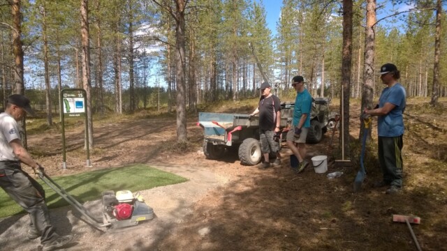 Kuva: Pörhö-väylän tiipaikan viimeistely