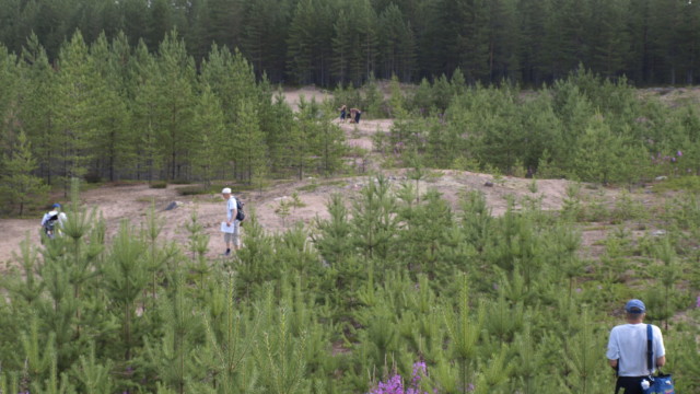 Kuva: mahdollisen rata-alueen tarkastelua v. 2014